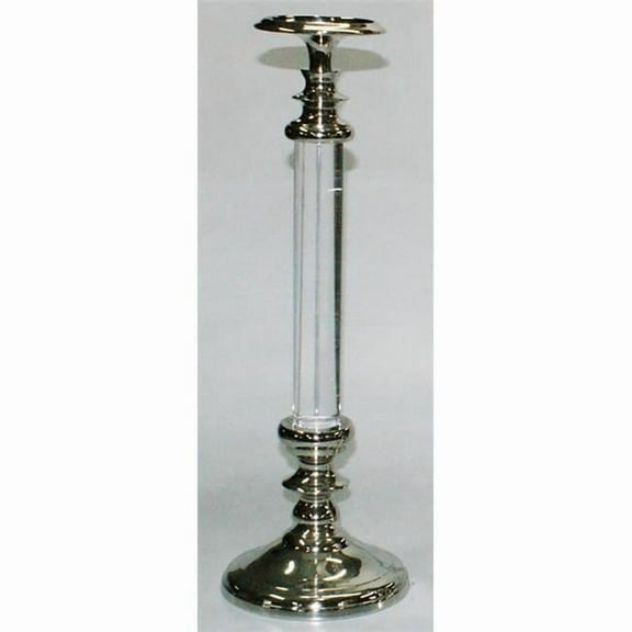 Jiallo 72712 18 in. Lucille Pillar & Taper Candle Holder