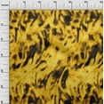 thumbnail image 2 of oneOone Cotton Jersey Yellow Fabric Animal Skin Quilting Supplies Print Sewing Fabric By The Yard 58 Inch Wide-POI, 2 of 4