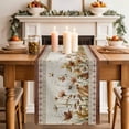 thumbnail image 2 of Table Runner 72 Inches Long for Kitchen Dining, Vintage Floral Dresser Scarf Farmhouse, Dining Table Decorations for Wedding/Parties, Elegant Pastoral Flowers Retro Art 16 x 72 In, 2 of 8