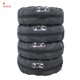 thumbnail image 2 of Juego de 4 piezas por pieza de cubierta de neumático de coche multicolor, accesorios para automóviles con estilo para automóviles Vehículos, repuestos y accesorios Mis signo rojo banda negra S Speravity VI000114-01, 2 of 6