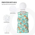 thumbnail image 3 of Naloa Cute Sloth on Floral Tree Basketball Jersey Reversible Men's Mesh Athletic Sports Shirts Training Practice S-4XLMedium, 3 of 6