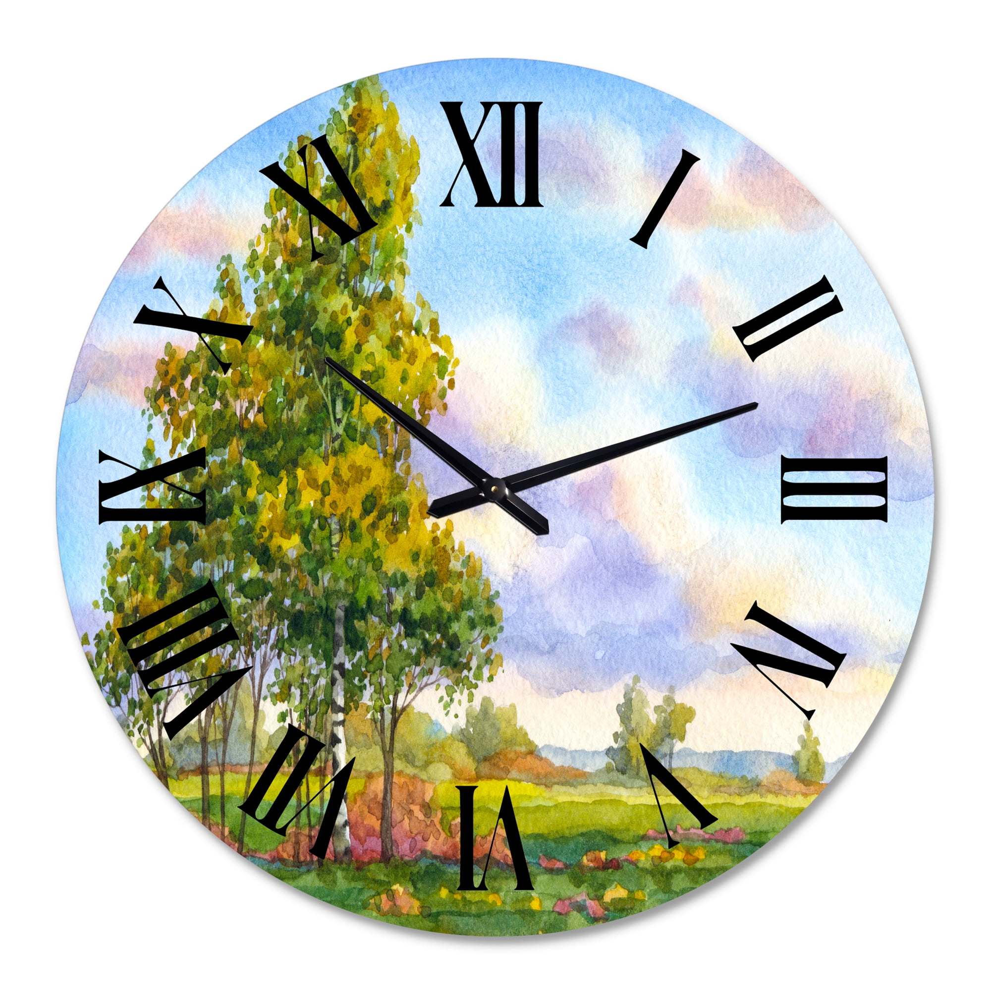 Designart 1 in Traditional Wall Clock