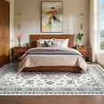 thumbnail image 3 of Living Room Rug 5x7, Washable Boho Area Rug Vintage Low Pile Non Slip Carpet for Bedroom, Dining Room Home Office, 3 of 5