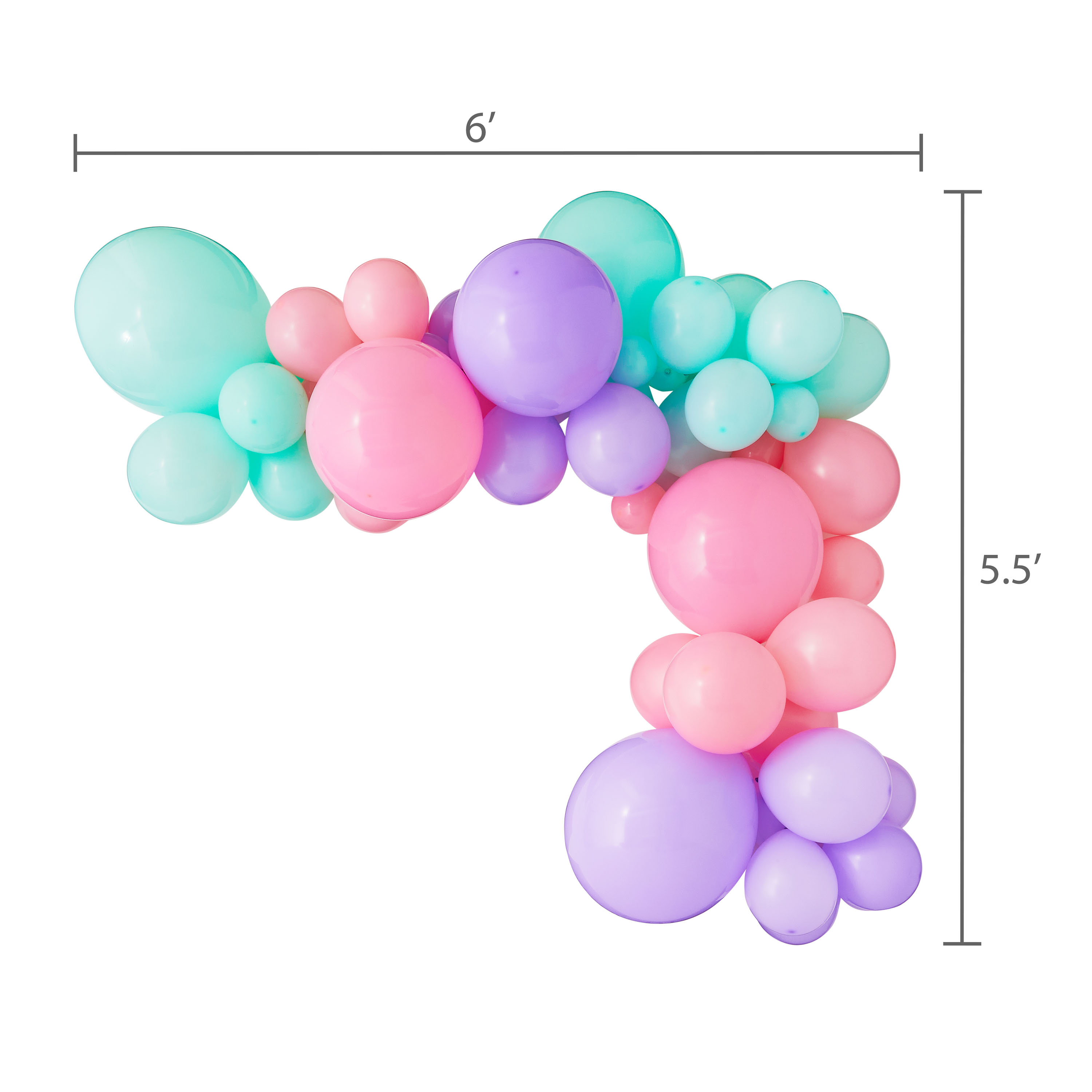 Way To Celebrate Pastel Balloon Arch Kit, 62-Piece photo 5