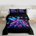 thumbnail image 2 of Castle Fairy Romantic Skull Skeleton Twin Comforter Sets,Flying Butterflies Bedding Set, 2 of 8