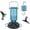 Blue, variant on Glass Hummingbird Feeders for Outdoors, 16 OZ Pink Hummingbird Feeder with 4 Bee Guard Feeding Ports & Built-in Ant Moat, Humming Bird Feeder, Gifts for Women Mom,1 Pack