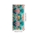 thumbnail image 2 of 3D Stained Glass Window Film, Geometric Decorative Window Privacy Film for Bathroom,Front Door,Home, Sun Blocking Heat Control,Static Cling, 17.7"x39.4", 2 of 5