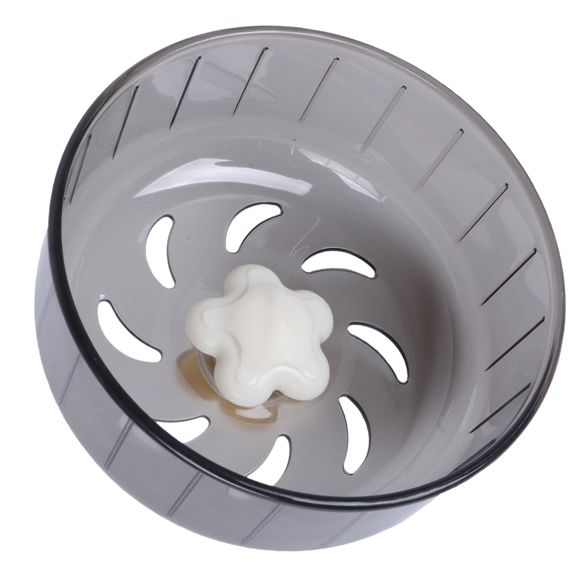 UPOUART Grey Plastic Hamster Running Wheel Mute Design for Small Animals