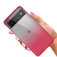 thumbnail image 3 of Google Pixel 6 Pro Case, Rosebono Hybrid Gradient Transparent Soft TPU Clear Skin Cover Case For Google Pixel 6 Pro (Red), 3 of 4