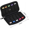 thumbnail image 3 of USB Flash Drive Case - Vellgo Soft Material Thumb Drive Holder case, USB Drive Holder Organizer, Portable Electronic Accessories Bag for USB Memory Stick with 10 Slots, 3 of 5