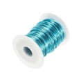 thumbnail image 3 of Uxcell 12 Gauge Aluminum Craft Wire 2.0mm 98.5ft Flexible Bendable Anodized Metal Jewelry Sculpting Wire for Jewelry Making Modelling Craft DIY, Sky Blue, 3 of 7