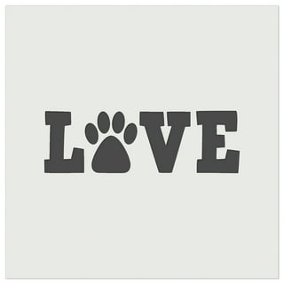 8x10 Dog Paw, Dog Print Stencil Made From 4 Ply Matboard