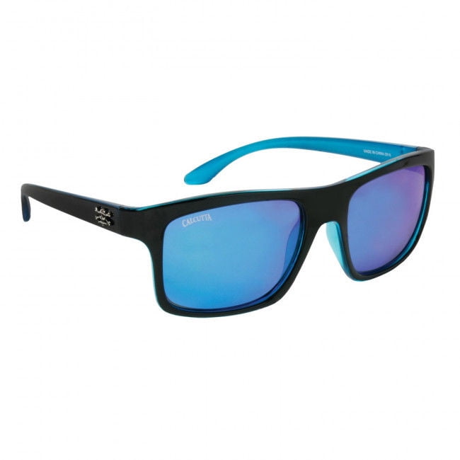 Calcutta Jt1bmcsk Jetty Sunglasses Crystal Smoke Frame Blue Mirror Lens for sale online