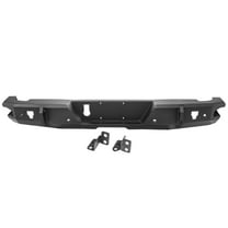 Rugged Ridge by RealTruck HD Bumper, Rear for Gladiator JT | Full-Width, Steel, Textured Black | 11540.37 | Compatible with 2020-2024 Jeep Gladiator JT