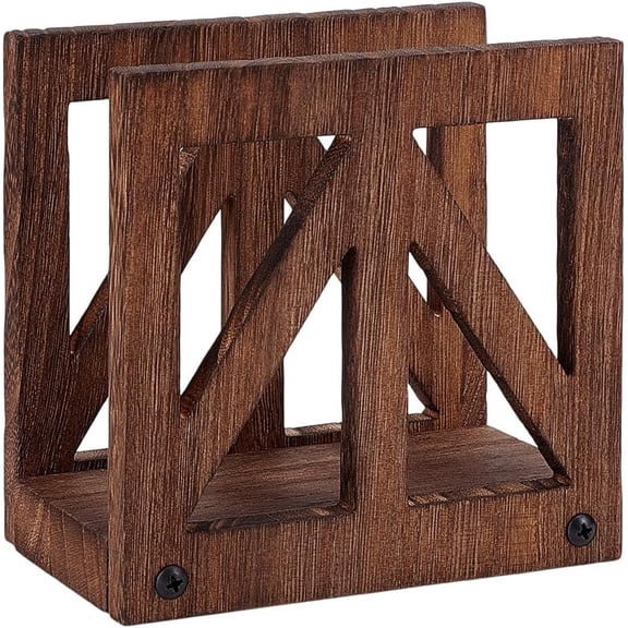 Wooden Napkin Holder for Table Rustic Napkin Dispenser Modern Wooden Napkins Holders