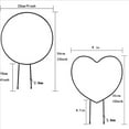 thumbnail image 2 of Dalrosia 2PCS Garden Trellis for Climbing Plants- Rust Free Vine Plant Metal Support Wire with Black Coating Decorative Potted Plants Climbing Holder Rack for Garden Stem Stalks Vines, 2 of 6