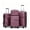 Wine Red, variant on Rosamo 4-Piece Hardside Luggage Set, Expandable Rotating Luggage Compartment With TSA Lock, Lightweight Rolling Luggage Set