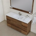 thumbnail image 6 of Alya Bath Paterno 60" Wood Single Freestanding Bathroom Vanity in Rosewood Brown, 6 of 7