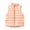 Pink, variant on BULLPIANO Kids Winter Snow Puffer Down Vest Ultra Light Winter Sleeveless Girl's Jacket for 3-12Years