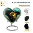 thumbnail image 3 of Guardian Dragon Keepsake Urns For Ashes Small - Urns For Adult Male Small - Memorial Keepsakes For Ashes - Cremation Urns For Adult Ashes Women - Heart Urns For Cremated Remains (Size - 3inch, Pcs1), 3 of 5