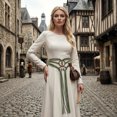 thumbnail image 2 of Alaiyaky Viking Costume Women, Renaissance Belt Pouch Set, Medieval Belt, Skirt Hike Halloween Cosplay Costume Accessorie, 2 of 8