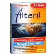 Alteril Natural Sleep Aid Liquid Softgels, 30 ea