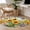Multicolor, variant on Spring Yellow Sunflower Round Area Rug 3 FT,Small Kitchen Bathroom Mats,Butterfly Floral Daisy Country Washable Indoor Outdoor Throw Runner Carpet Non-Shedding Doormat for Table Shower Sofa Entryway