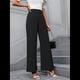 thumbnail image 5 of Pantalones de Trabajo Elásticos de Pierna para Mujer, Pantalones de Vestir de Cintura Alta, Pantalones Casuales de Negocios, Pantalones de Vestir Negro L, 5 of 9