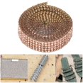 thumbnail image 3 of 5 Rows 1m Rhinestone Trim Ribbon Hot Fix Crystal Chain Trim Garment Accessories Decoration(Champagne ), 3 of 3