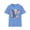 Carolina Blue, variant on Elephant Shirt, T Shirt with Elephant, Elephant on T Shirt, T Shirt with Animation, Animals Tee Shirt