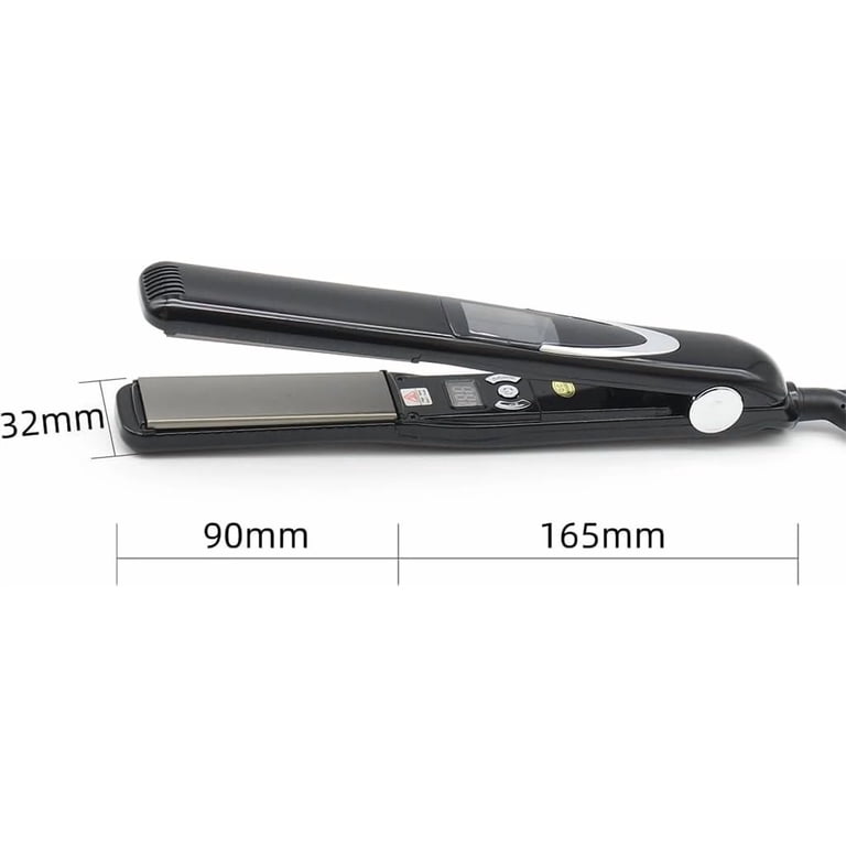 Vibrating Ceramic Tourmaline Ionic Flat Iron, 1-inch - Fast, Frizz