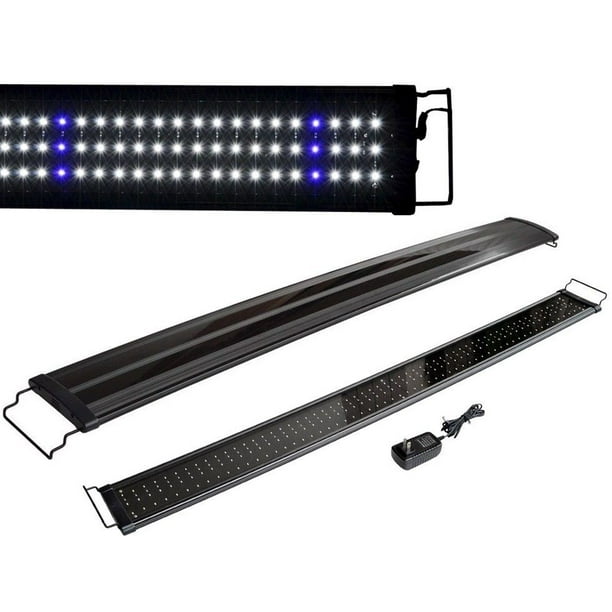 Tms 48 Aquarium Led Lights 2 Modes Bright Lunar Freshwater Tropical Fish Tank Com Tms 48 Aquarium Led Lights 2 Modes, 48 Inch Aquarium Fluorescent Light Fixture