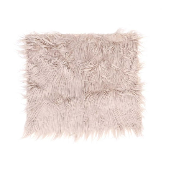 Accesorios para fotos de bebés recién nacidos: colcha de piel para fotografía (caqui)