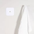 thumbnail image 4 of 12 ganchos adhesivos transparentes para colgar cuadros, sin taladros, resistentes y autoadhesivos para baño y cocina., 4 of 6
