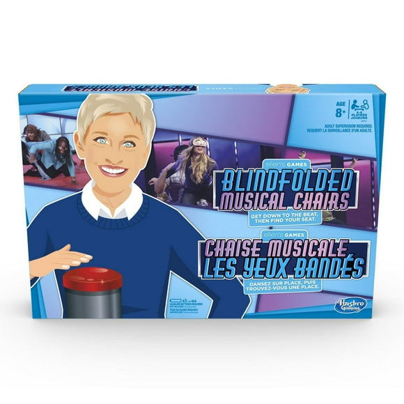 Ellen's Games Blindfolded Musical Chairs Game, Ellen DeGeneres Challenge