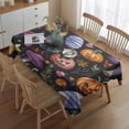 thumbnail image 5 of Rectangle Table Clothes Pumpkin Bat spider Mushroom Halloween Table Cloth,Pattern Foldable Table Covers for Picnic Gathering Halloween Fall Thanksgiving Christmas, 5 of 5