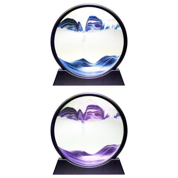 2x paisaje dinámico arenas que fluyen imagen arte 3D arenas movedizas pintura