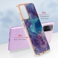 thumbnail image 5 of Slim Case for Samsung Galaxy S20 FE Compatible with MagSafe Wireless Charging Case, Marble Pattern Slim Lightweight Soft Silicone Shockproof Non-Yellowing Protective Cover,Purple, 5 of 7