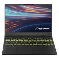 EVOO Gaming 15.6" Laptop, FHD, 60Hz, Intel Core i5-10300H Processor, NVIDIA GeForce GTX 1650, THX Spatial Audio, 256GB SSD, 8GB RAM, RGB Backlit Keyboard, HD Camera, Windows 10 Home, Black