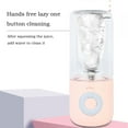 thumbnail image 5 of Snmubt Usb Juicer Cup Fruit Portable Rechargeable /Juicing Mixing Crush Ice Blenders 500Ml Water Bottle (Pink), 5 of 6