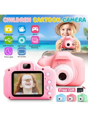 Kids Camera, 200W Pixels Children Video Cameras for Boys Girls Birthday Christmas Toy Gifts 3-12 Year Old Kid Action Camera Toddler Video Recorder 2 Inch (32G TF Card Included)