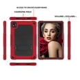 thumbnail image 4 of FIEWESEY for TCL Tab 10.1 inch FHD Case,Heavy-Duty Shockproof Kids Friendly Rugged Protective case for TCL Tab 10s 10.1 inch FHD Android 10 Tablet/TCL Tab 10s 10.1 inch FHD Model:9081X (Red/Black), 4 of 6
