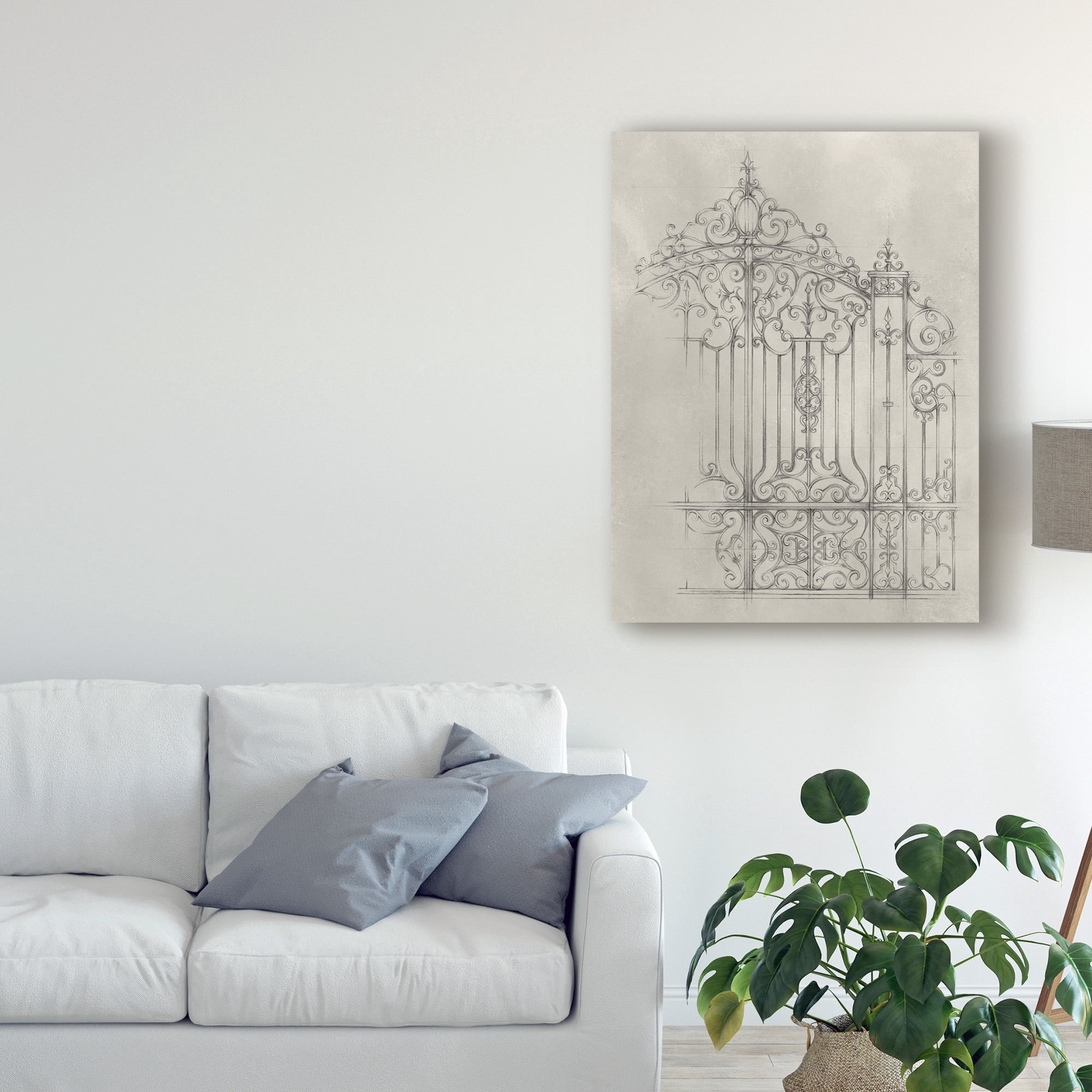 Trademark Fine Art 'Iron Gate Design II' Canvas Art by Ethan Harper