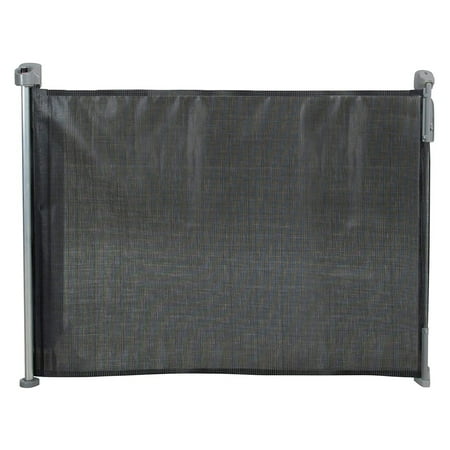 UPC: 0786441025016 | KidCo Retractable Safeway Mesh Quick Release Baby Pet Safety Gate Black