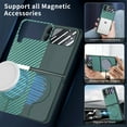 thumbnail image 6 of Magnetic Samsung Galaxy Z Flip 4 Case [Compatible with MagSafe],Anti-Fingerprint,Anti-Scratch,Ultra Slim Shockproof Luxury Samsung Galaxy Z Flip 4 Rugged Phone Cover Case,Green, 6 of 10