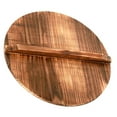 thumbnail image 6 of Dayesque Natural Wooden Wok Lid - Thickened Round Pot Cover, Universal Cooking Pot Protector, Oil-Resistant Tamagoyaki Lid for Kitchen, 6 of 8