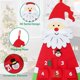 thumbnail image 5 of Calendario de Adviento de fieltro Calendario de Adviento de tela Colgante navideño Adornos de Papá Noel Calendario de Adviento DIY Decoración navideña para el hogar, 5 of 5
