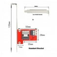 thumbnail image 5 of CY PCI-Express 4.0 Slimline SAS SFF-8654 to Mini SAS SFF-8087 PCBA Female Adapter With Bracket, 5 of 7
