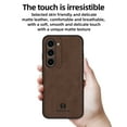 thumbnail image 3 of Nalacover Case for Samsung S22 Plus,Slim Luxury Premium PU Leather Non-Slip Grip Shockproof Bumper Anti-Scratch [ with Tempered Glass Screen Protector ] Cases for Samsung Galaxy S22 Plus, Brown, 3 of 8