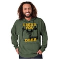 thumbnail image 5 of Hunting Season Miss You Deer Hunter Unisex Plus Size Hoodie Brisco Brands 4X, 5 of 6